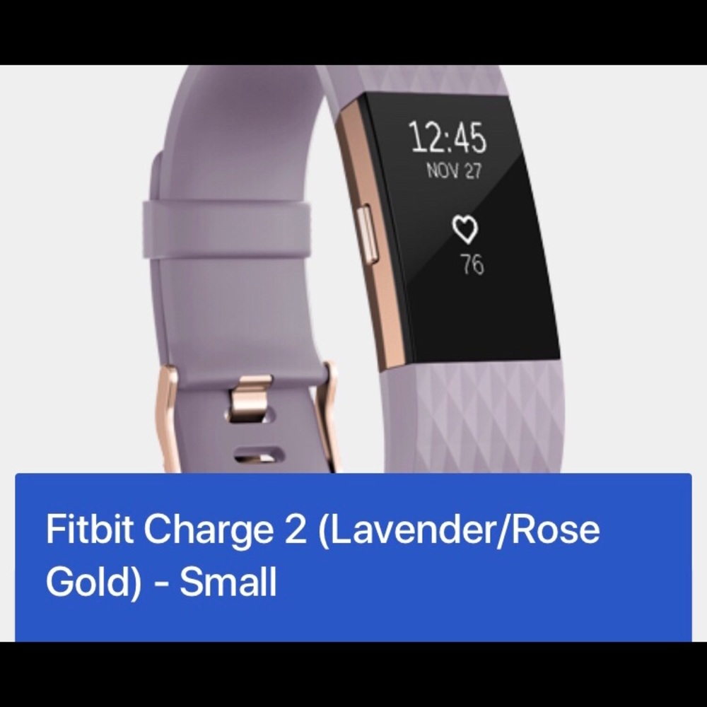Fitbit Charge2 special edition lavender/rose gold